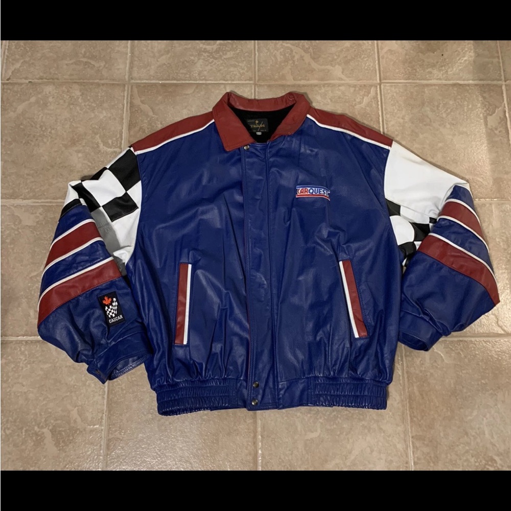 Vintage 2000 Cascar Leather Jacket